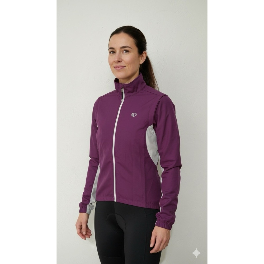 Pearl Izumi Select Barrier Cycling Jacket Purple White XS Full Zip Womens